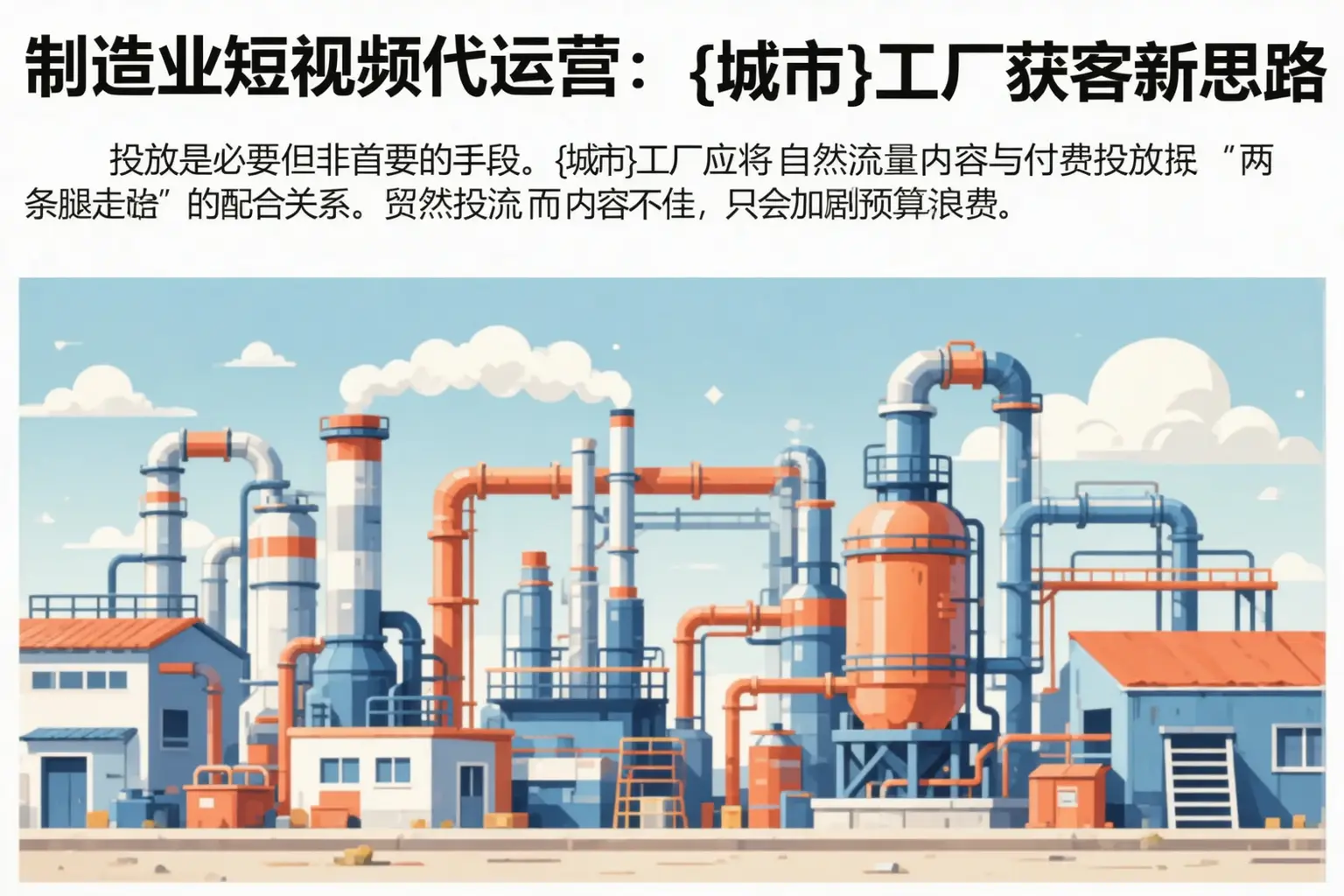 制造业短视频代运营:万宁工厂获客新思路