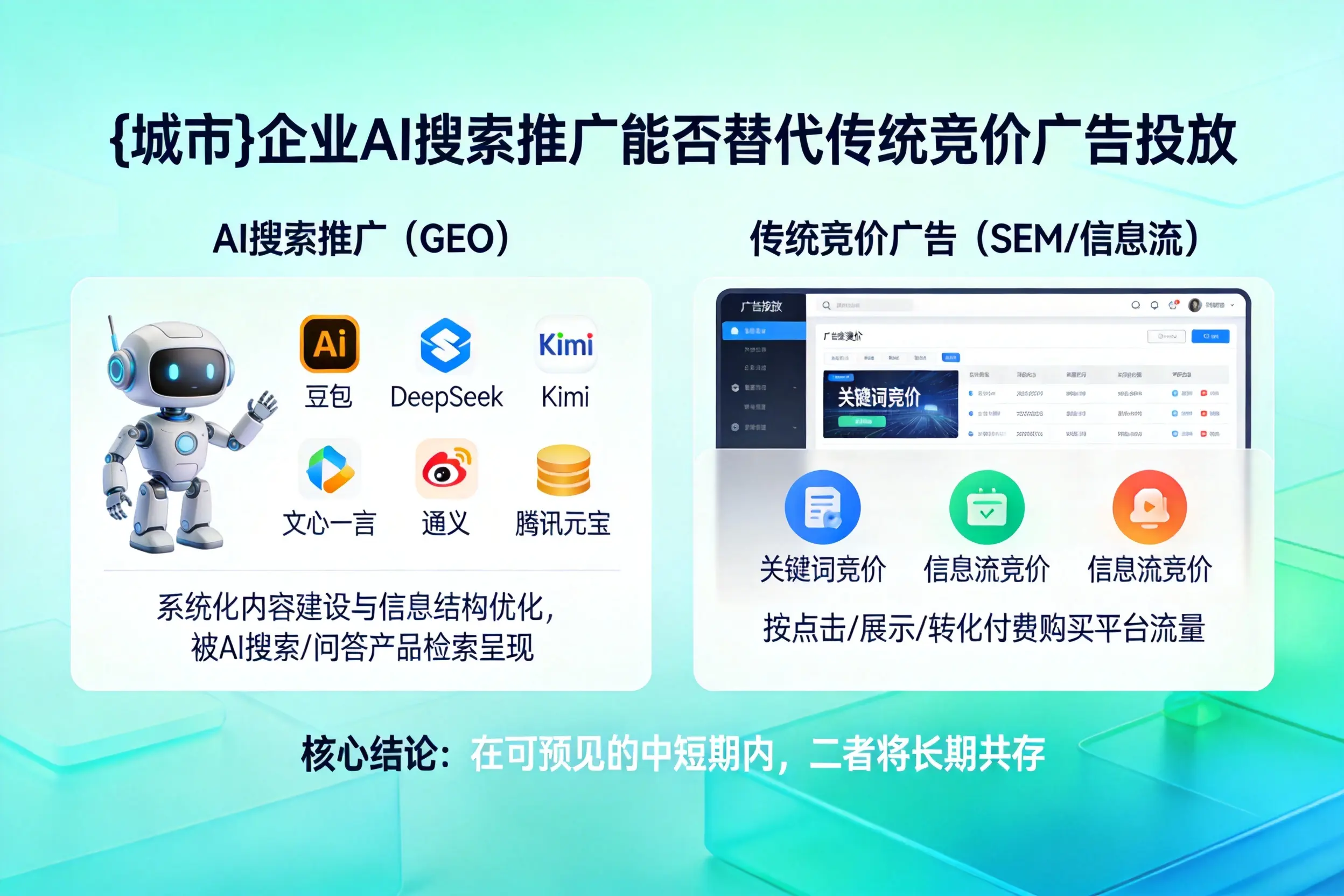 万宁企业AI搜索推广能否替代传统竞价广告投放
