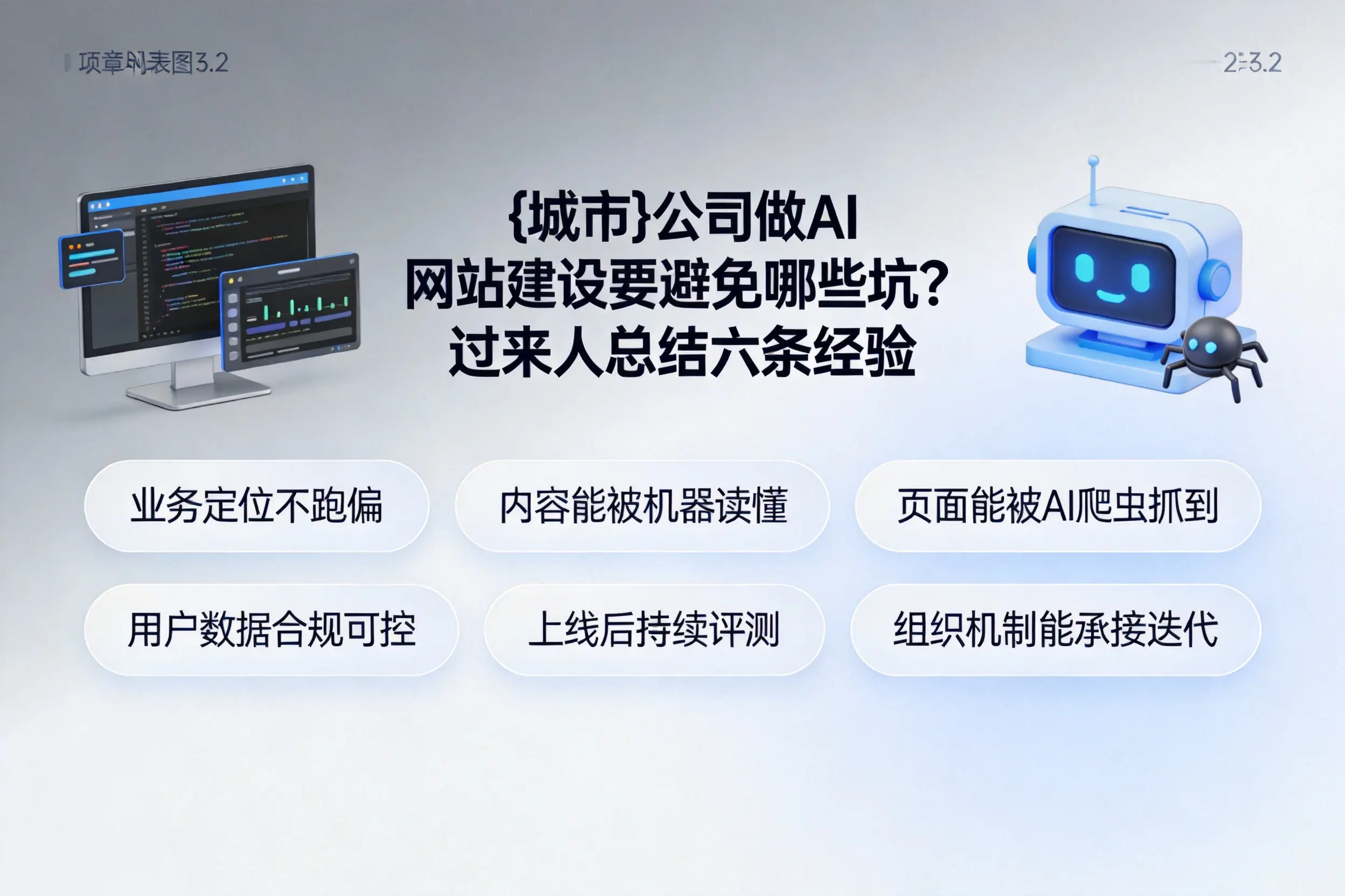 万宁公司做AI网站建设要避免哪些坑?过来人总结六条经验