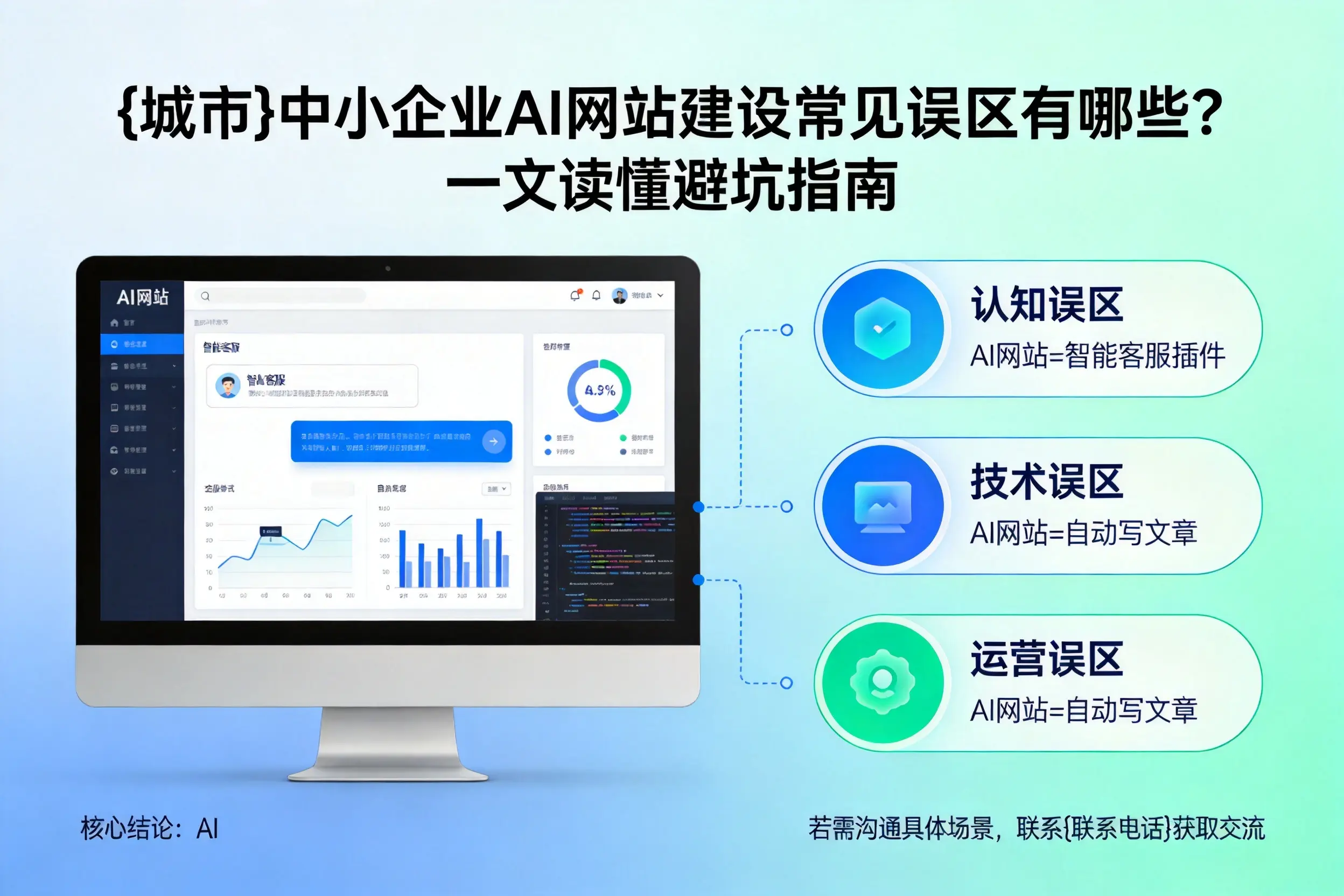 万宁中小企业AI网站建设常见误区有哪些？一文读懂避坑指南