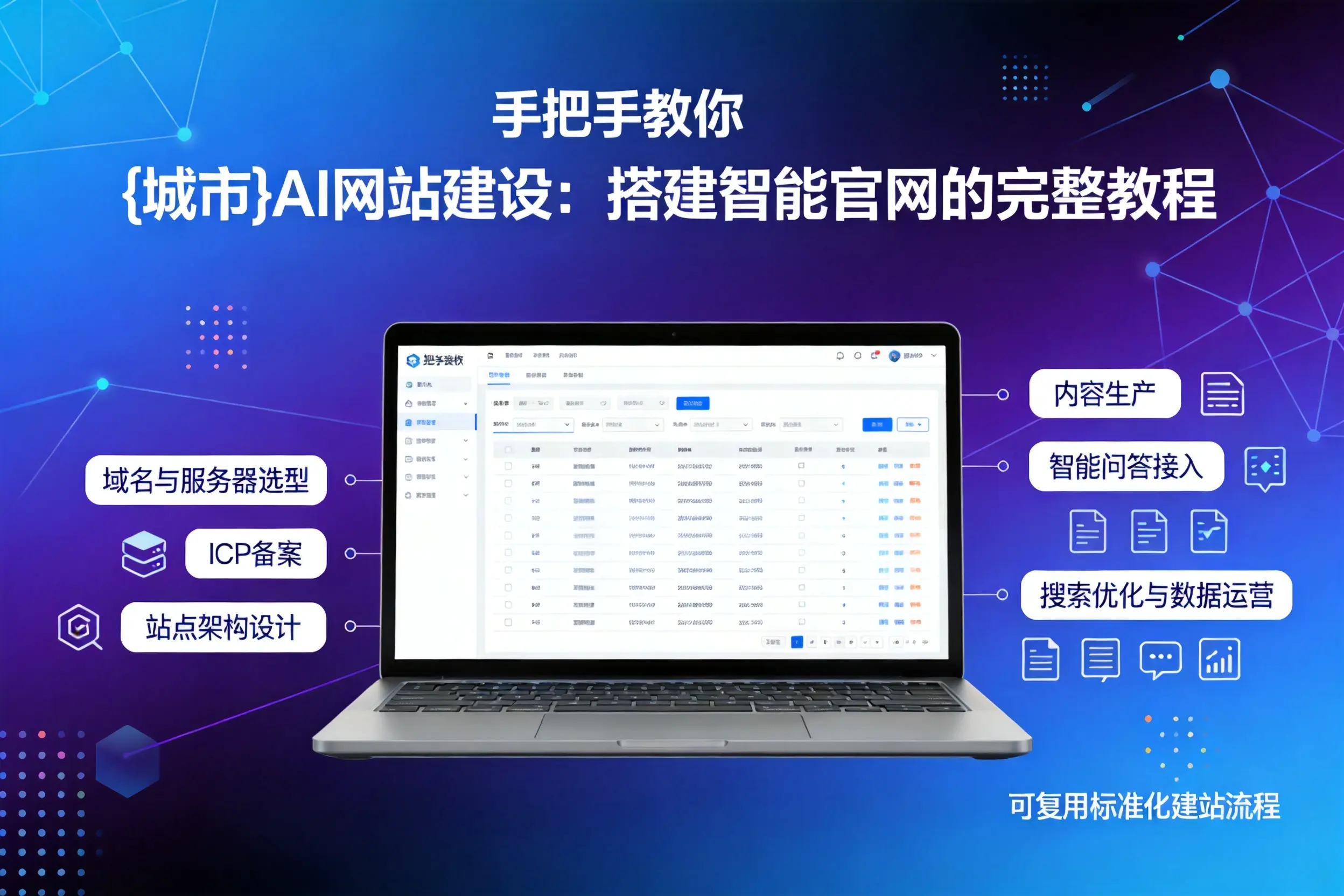手把手教你万宁AI网站建设:搭建智能官网的完整教程