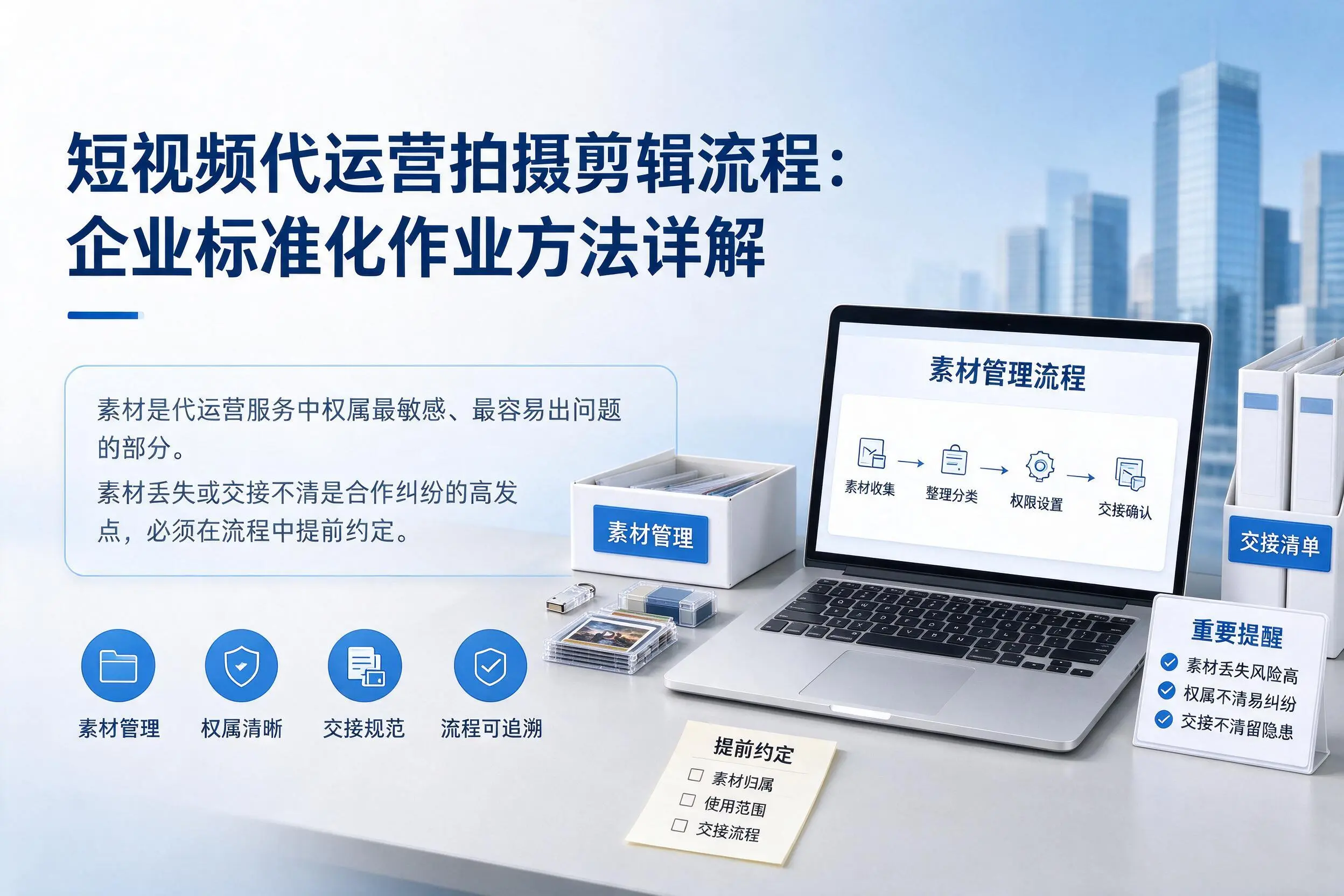 短视频代运营拍摄剪辑流程:万宁企业标准化作业方法详解