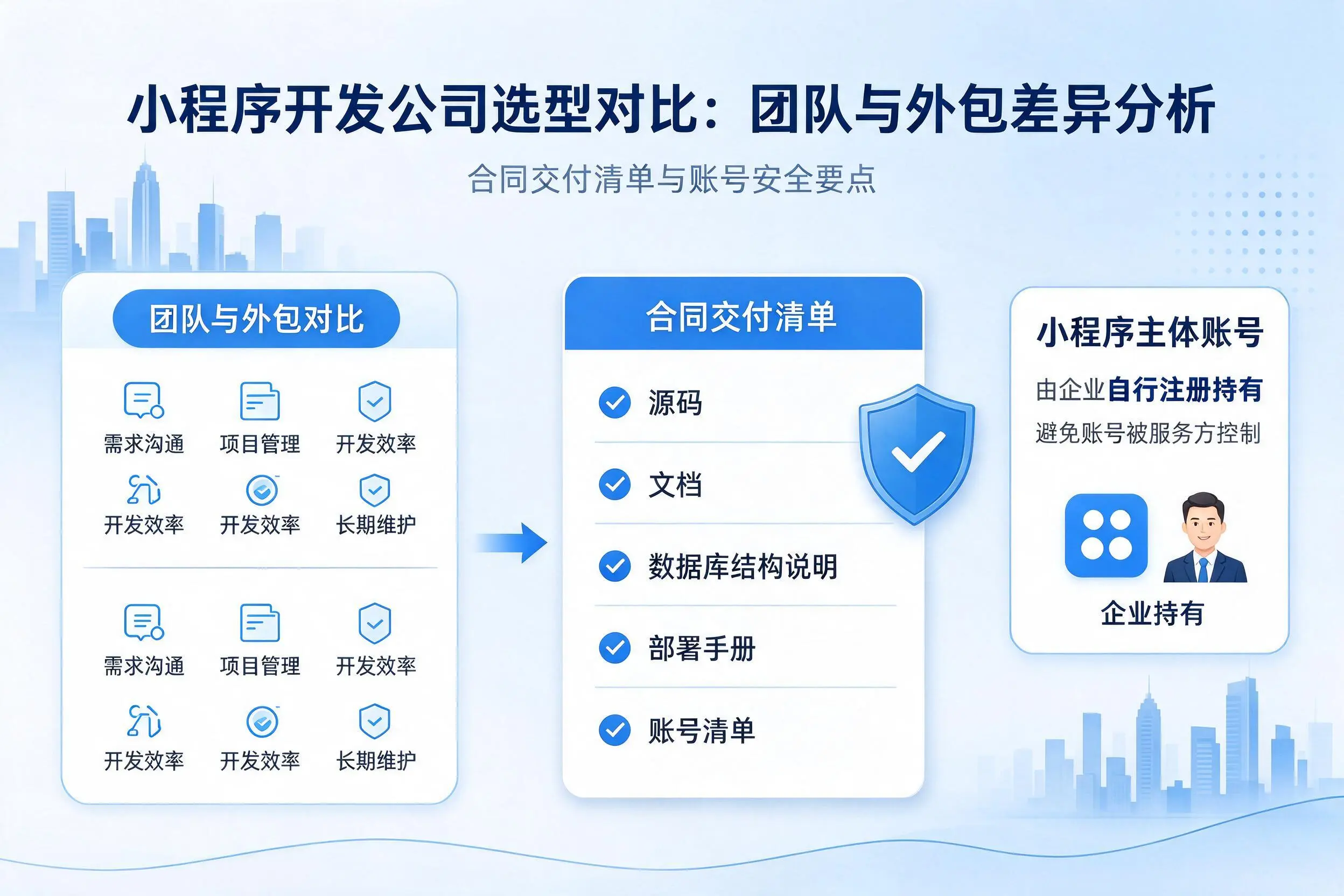 万宁小程序开发公司选型对比:团队与外包差异分析