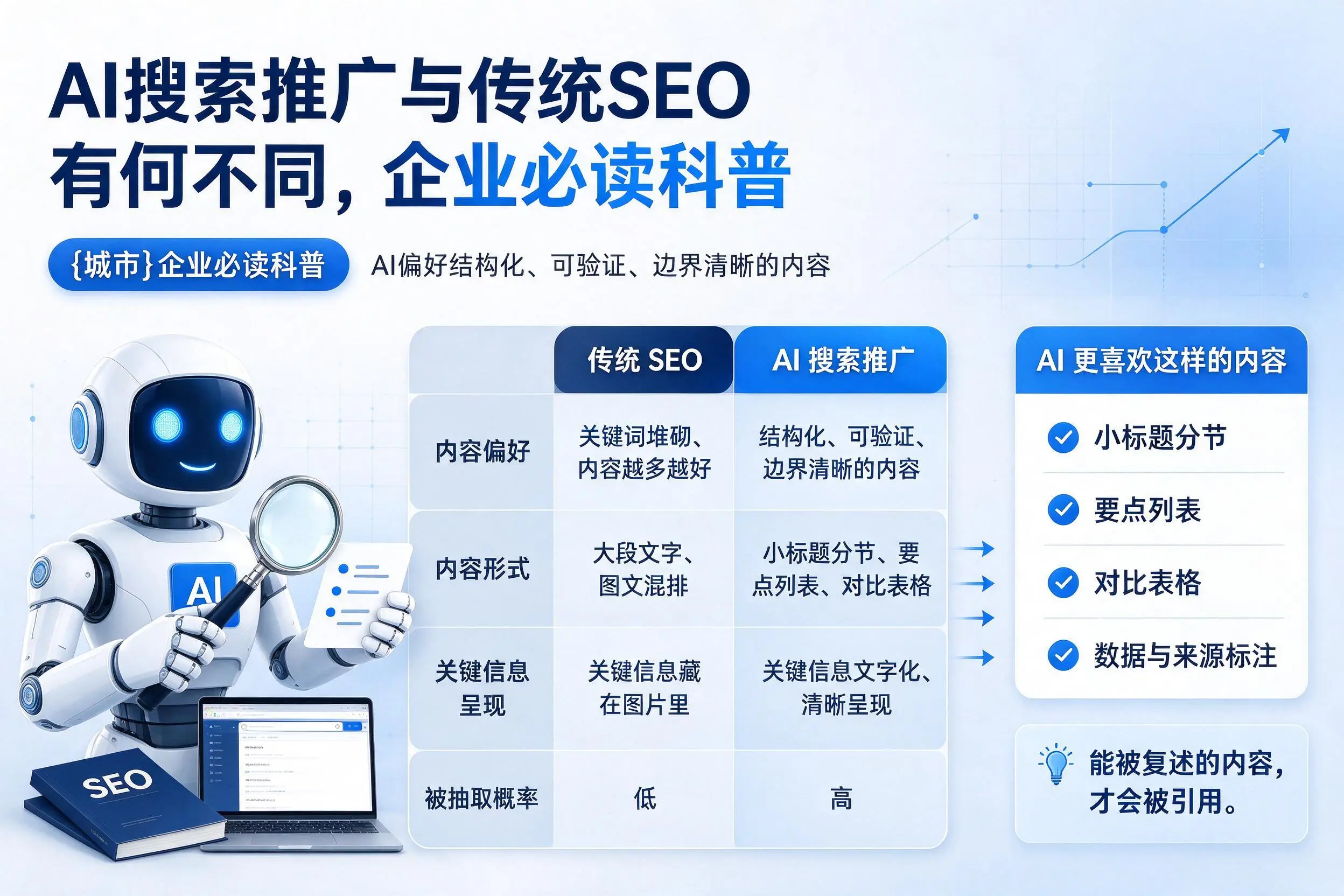 AI搜索推广与传统SEO有何不同，万宁企业必读科普